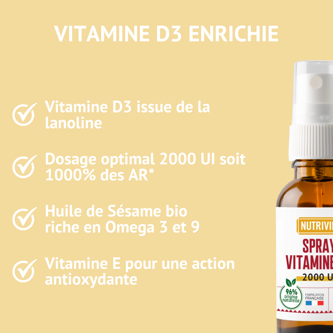 Spray Vitamine D3 2000 UI
