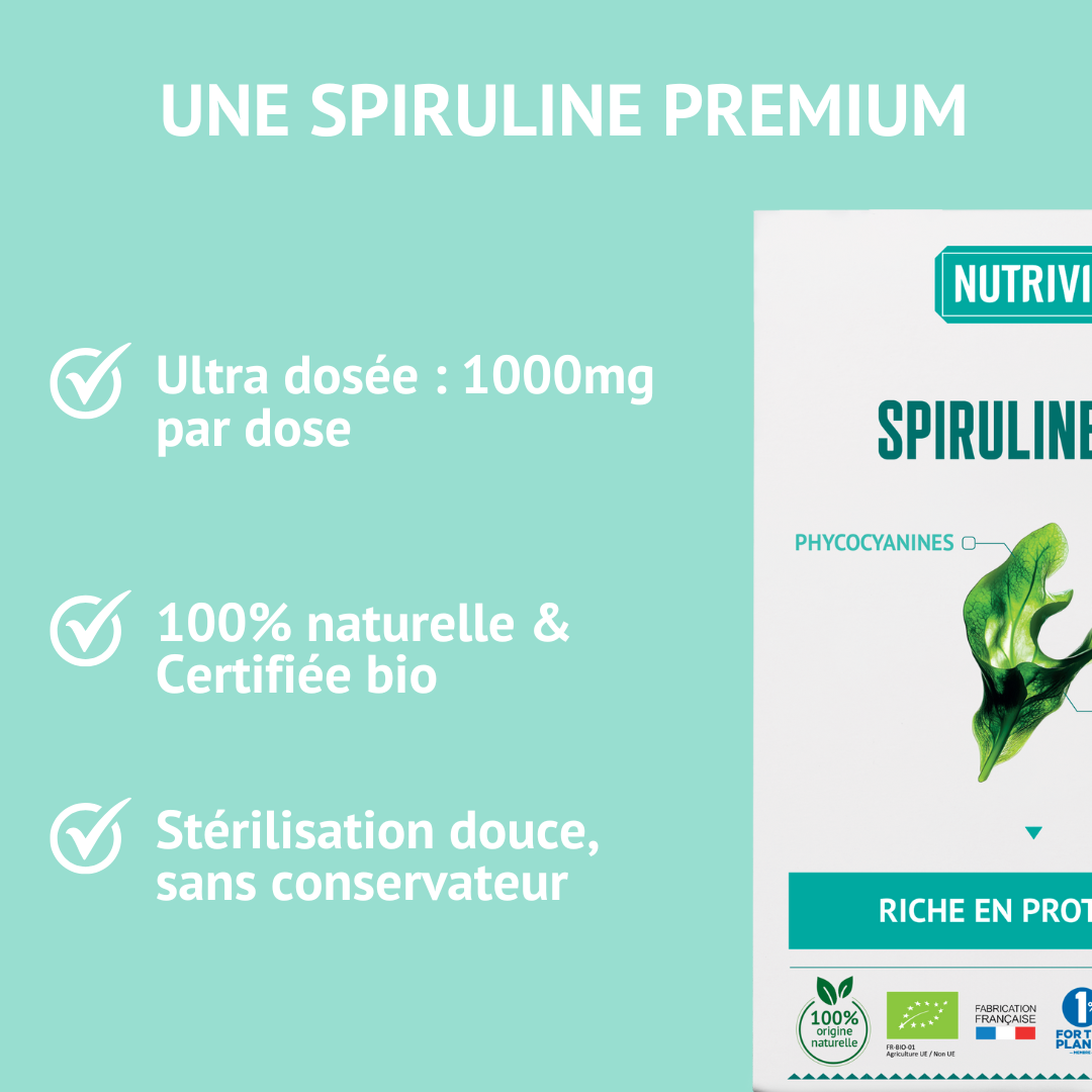 Spiruline Bio 1000mg