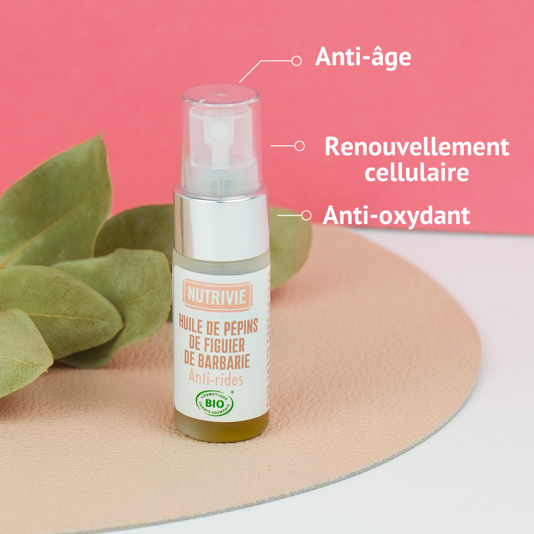 Huile de Pépins de Figue de Barbarie Bio