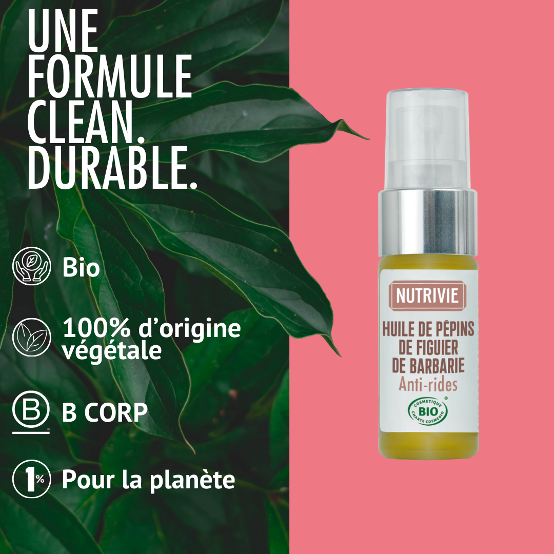 Huile de Pépins de Figue de Barbarie Bio
