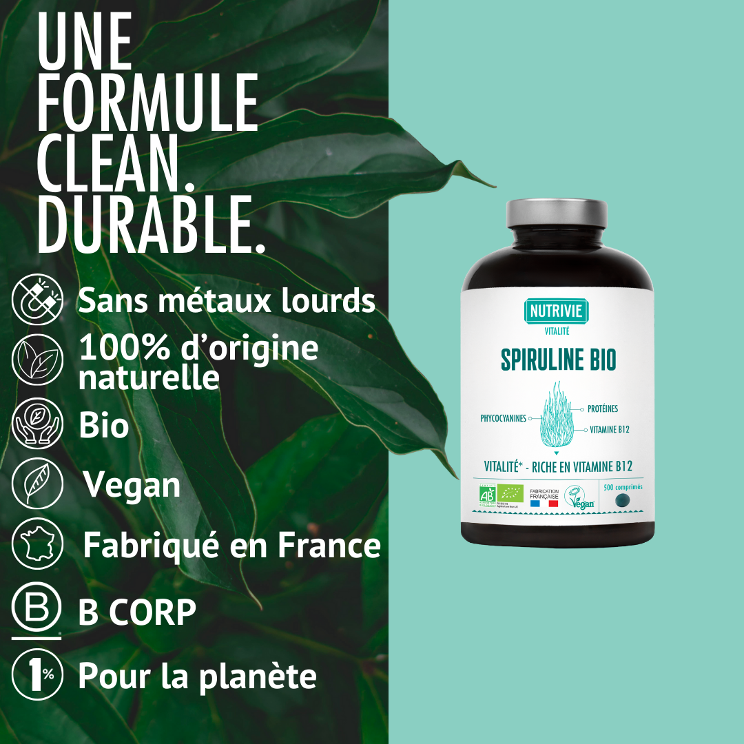 Spiruline Bio (500 comprimés)