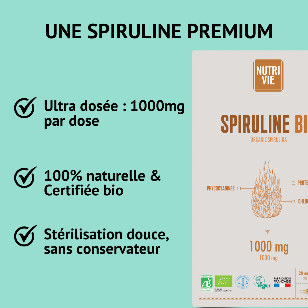 Spiruline Bio 1000mg