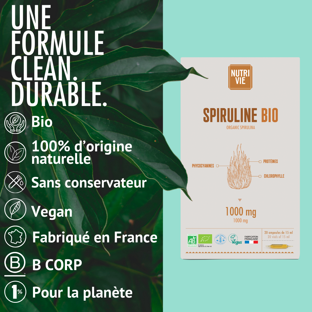Spiruline Bio 1000mg
