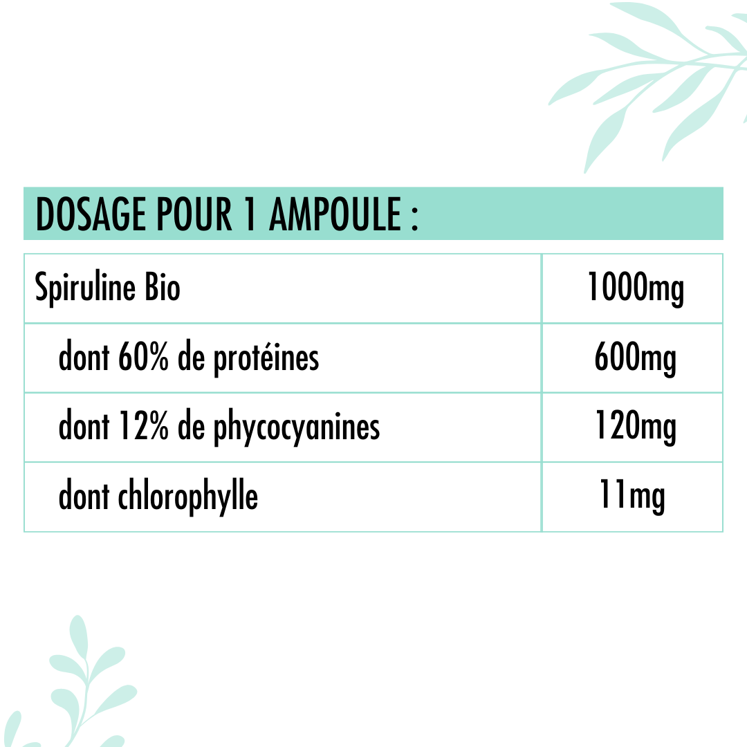 Spiruline Bio 1000mg