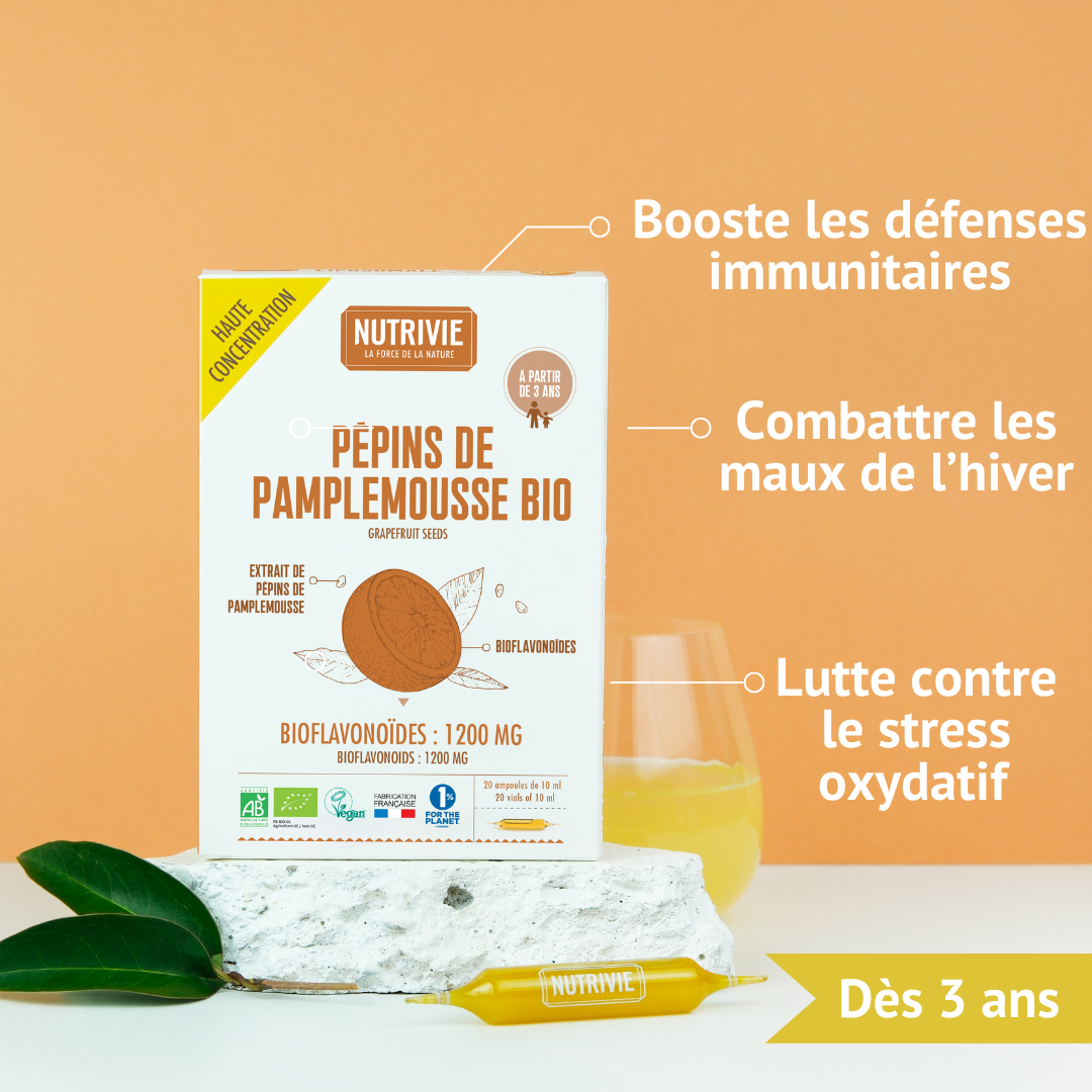 Pépins de pamplemousse Bio