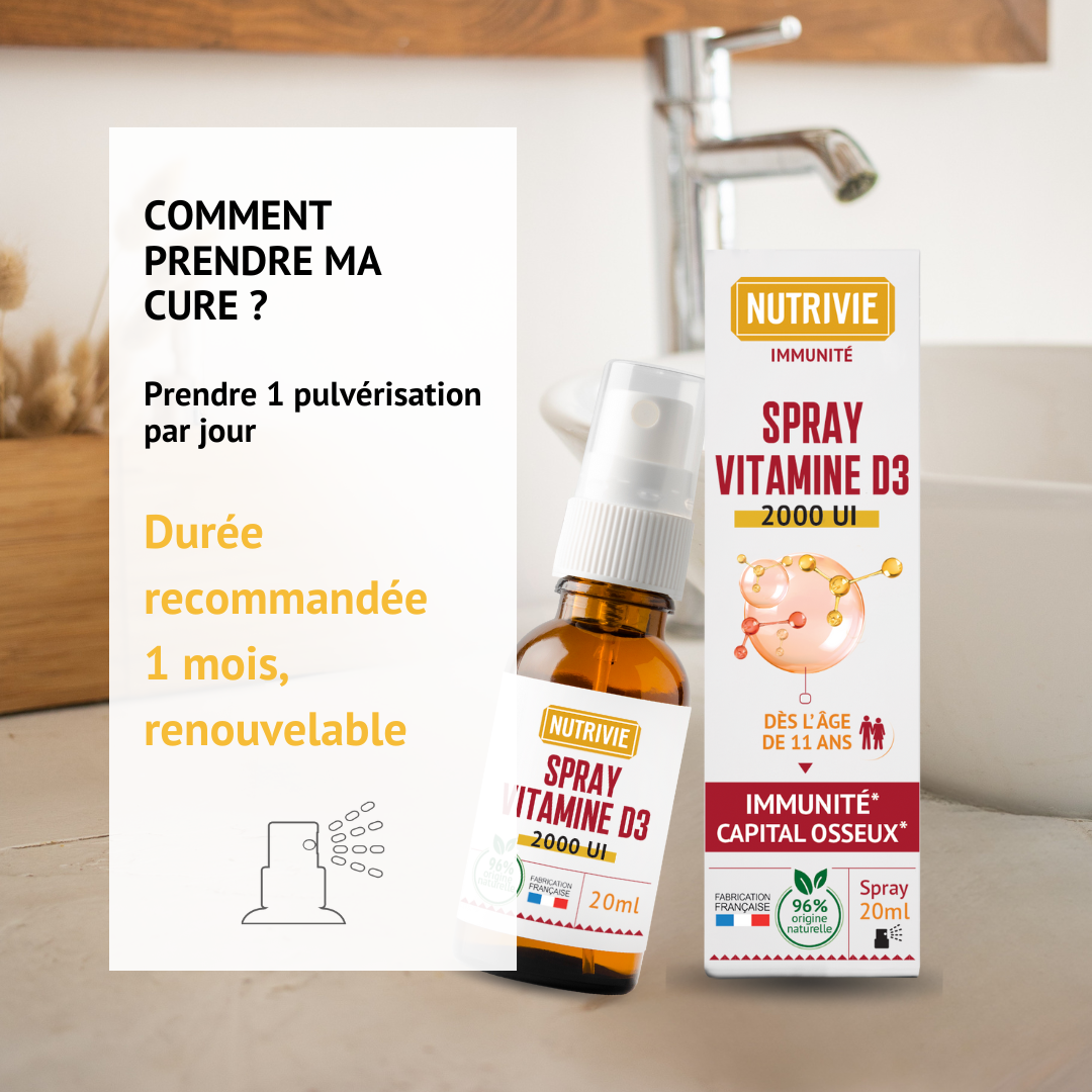 Spray Vitamine D3 2000 UI