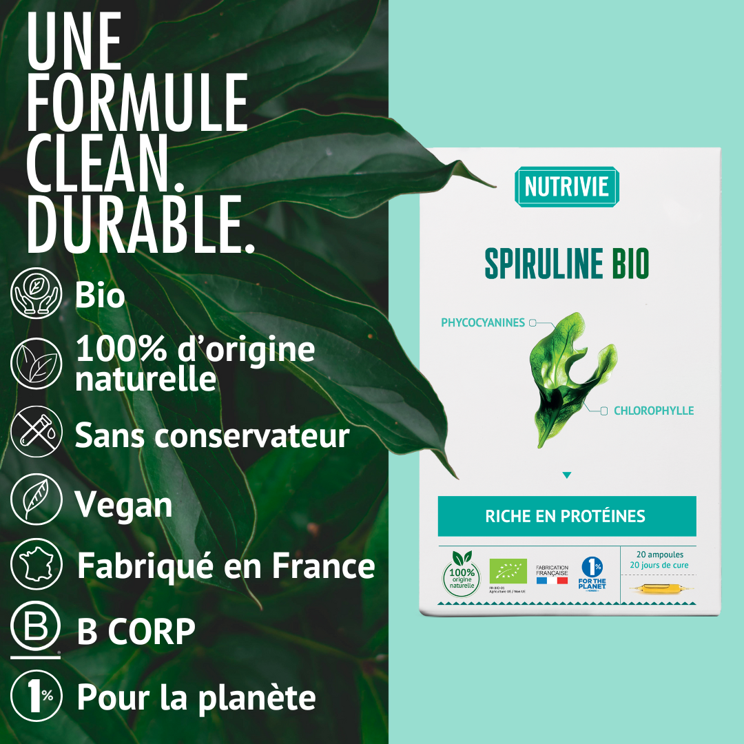 Spiruline Bio 1000mg