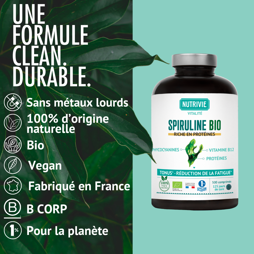 Spiruline Bio (500 comprimés)