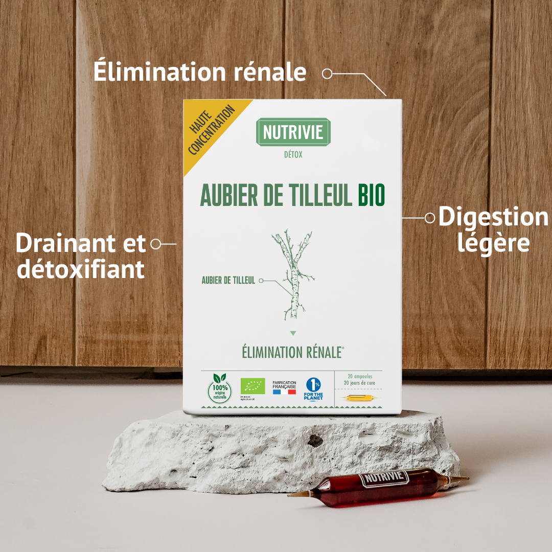 Bienfaits des Ampoules aubier de tilleul Nutrivie