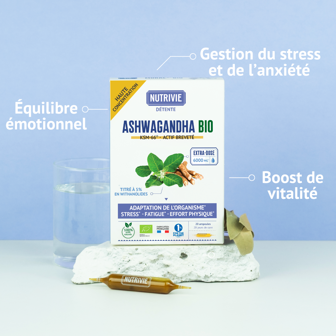 Bienfaits de l'Ashwagandha Bio Nutrivie