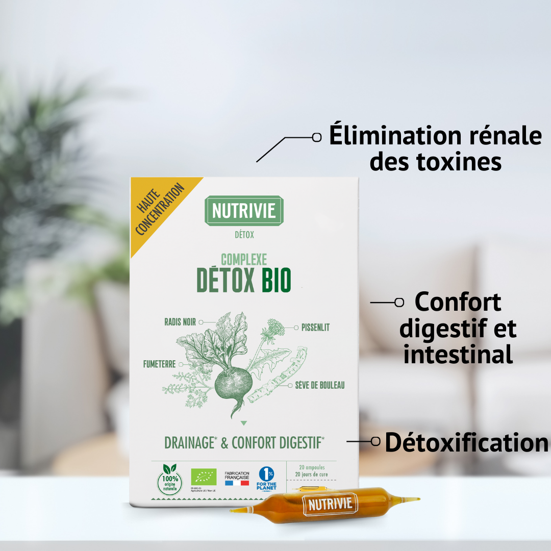 Bienfaits du Complexe détox Bio Nutrivie