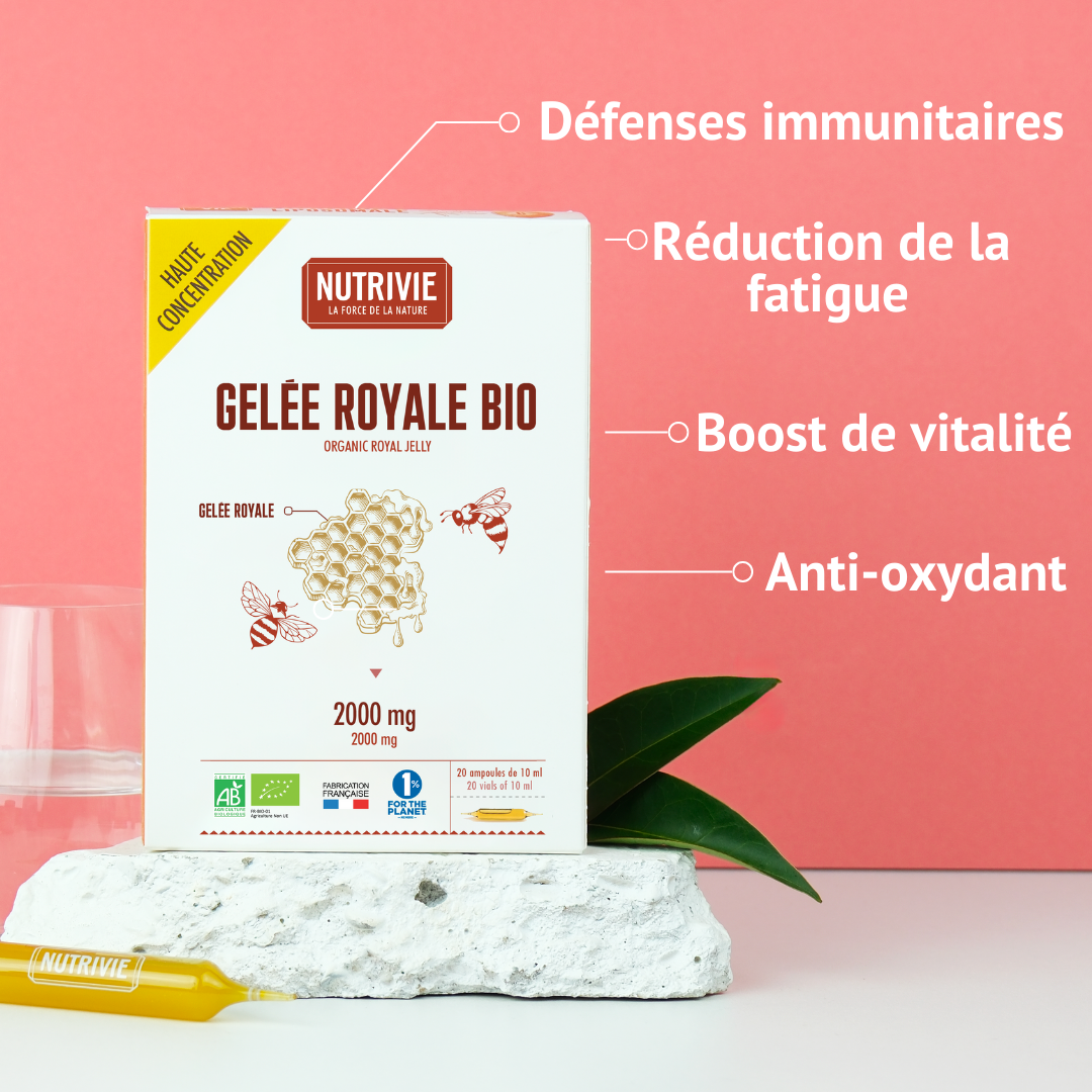 Bienfaits de la Gelée Royale Bio Nutrivie
