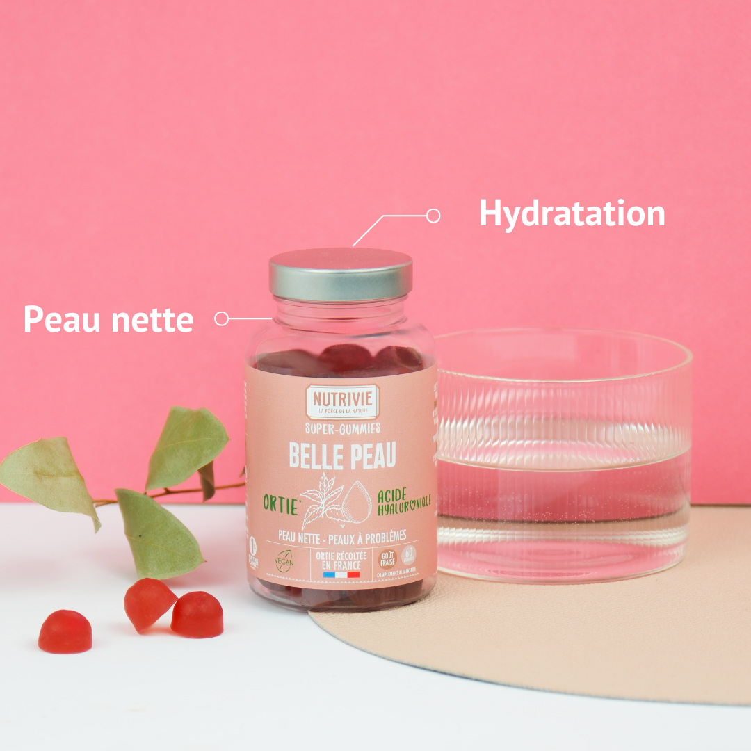 Bienfaits des Gummies belle peau Nutrivie
