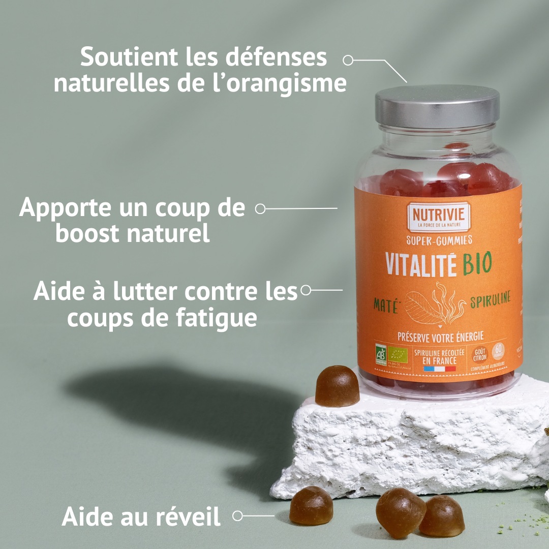 Bienfaits des gummies Vitalité Nutrivie
