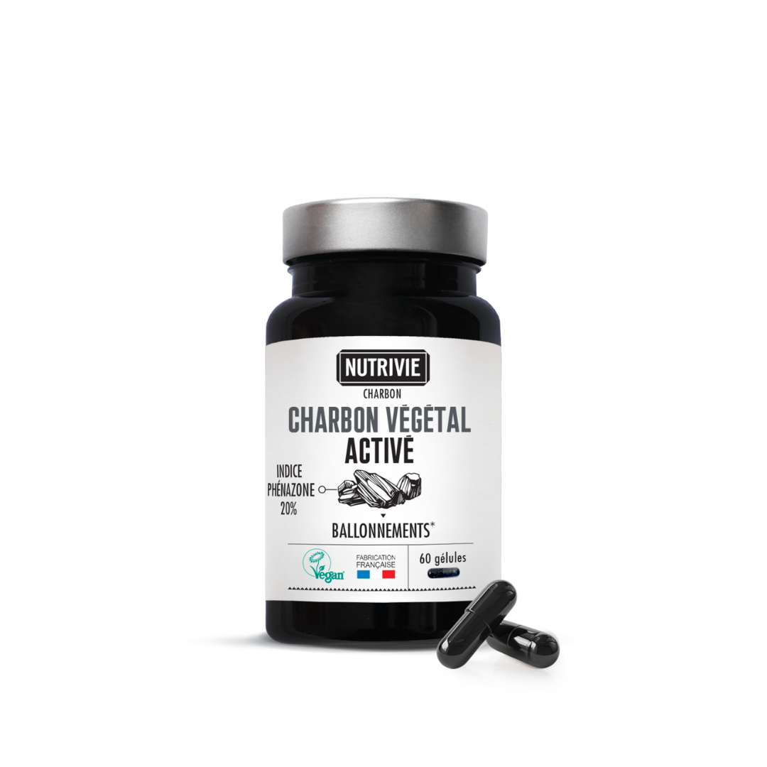 Charbon Végétal Activé Nutrivie ballonnements