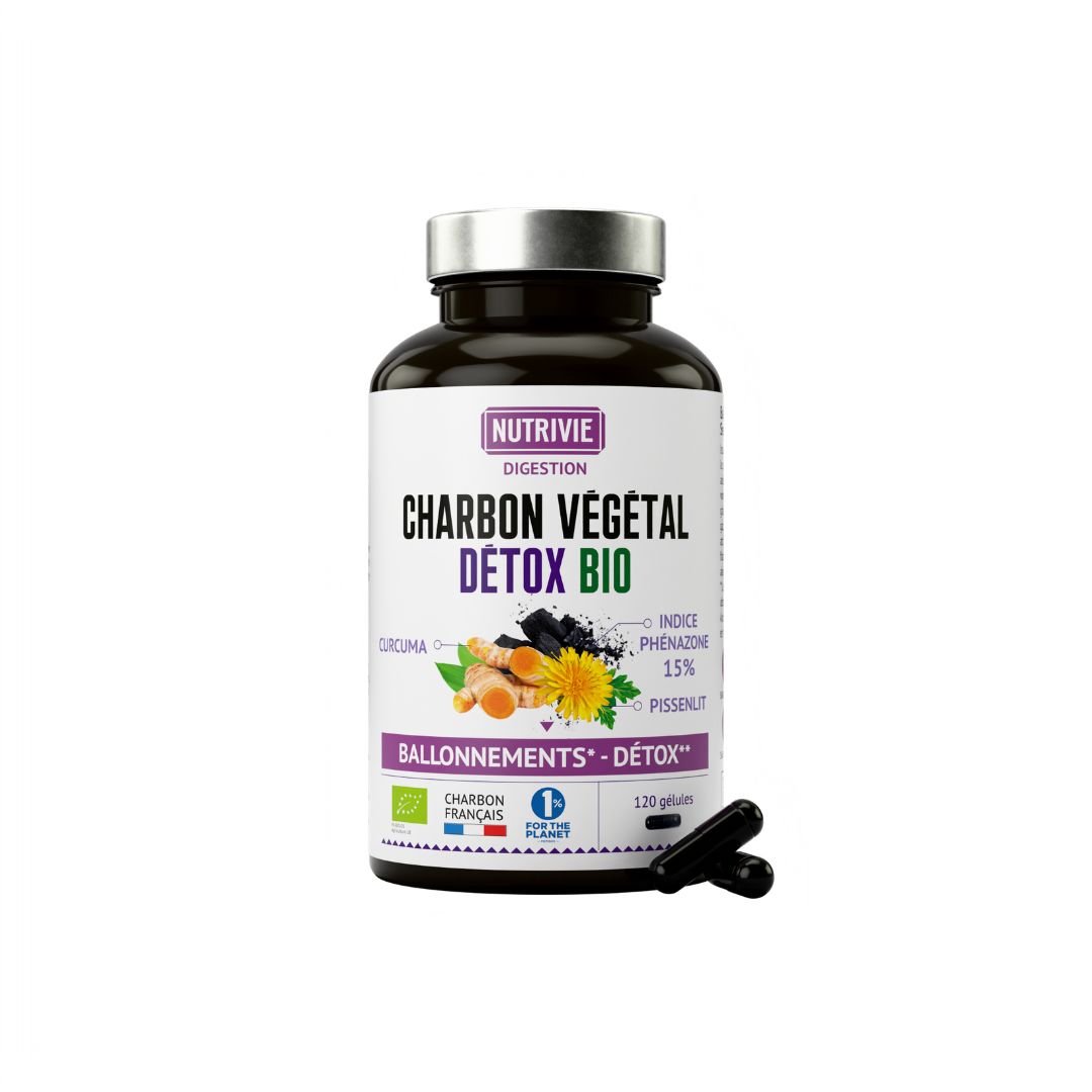 Charbon Végétal Détox Bio