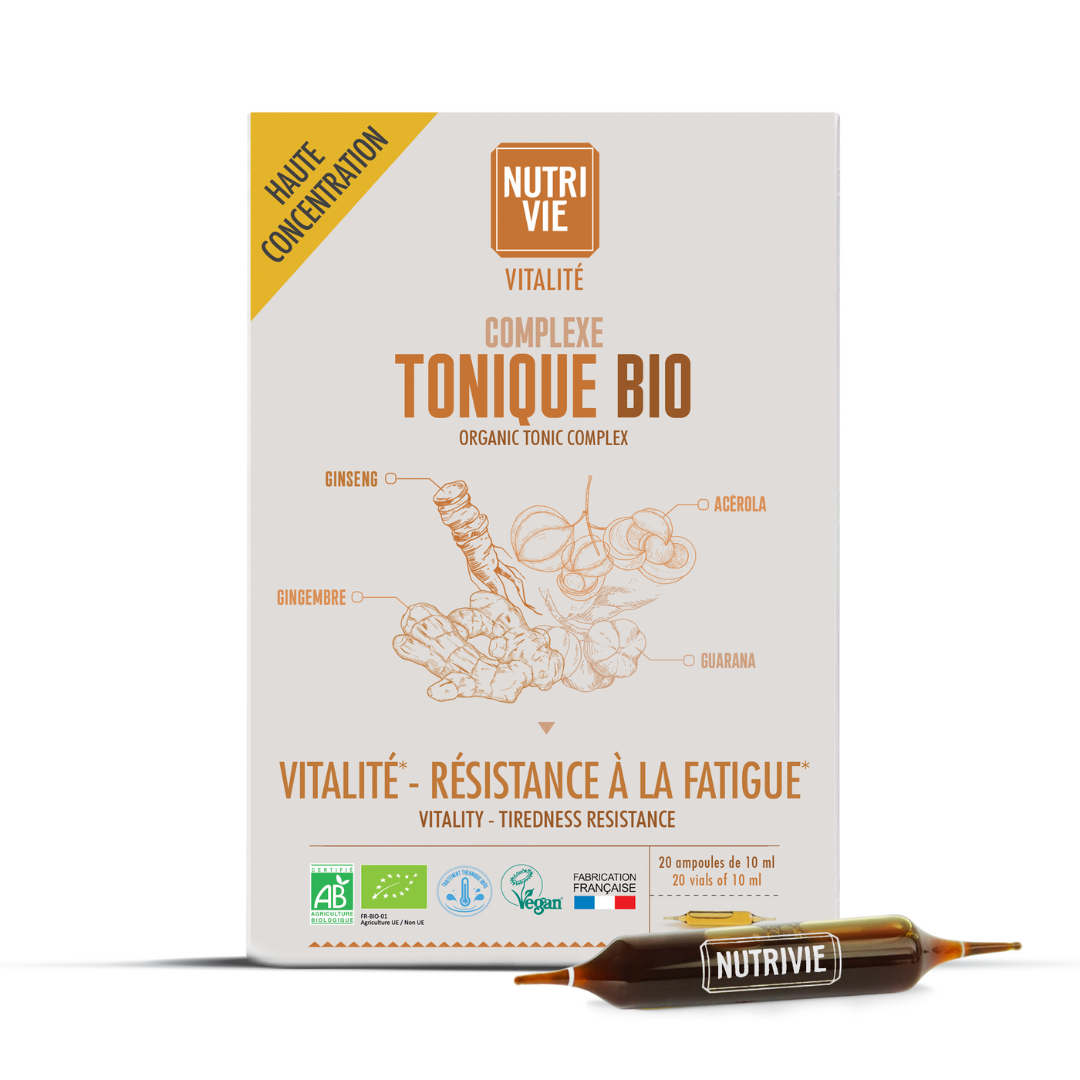 Complexe tonique Bio Nutrivie vitalité résistance à la fatigue