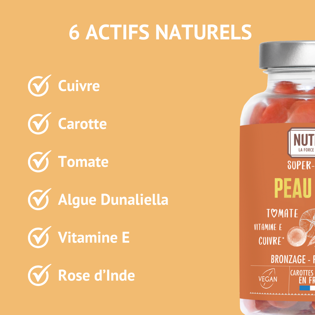 Actifs Gummies Peau dorée