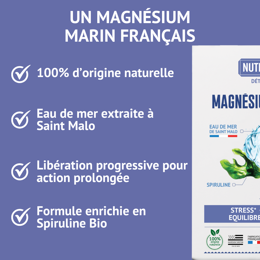 Engagements du Complexe magnésium marin Nutrivie