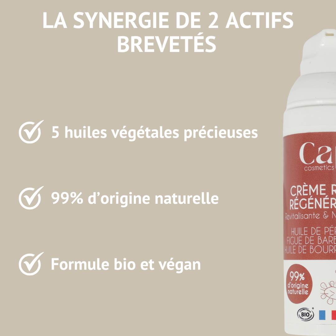 Engagements de la Crème riche régénérante Bio Cap Cosmetics