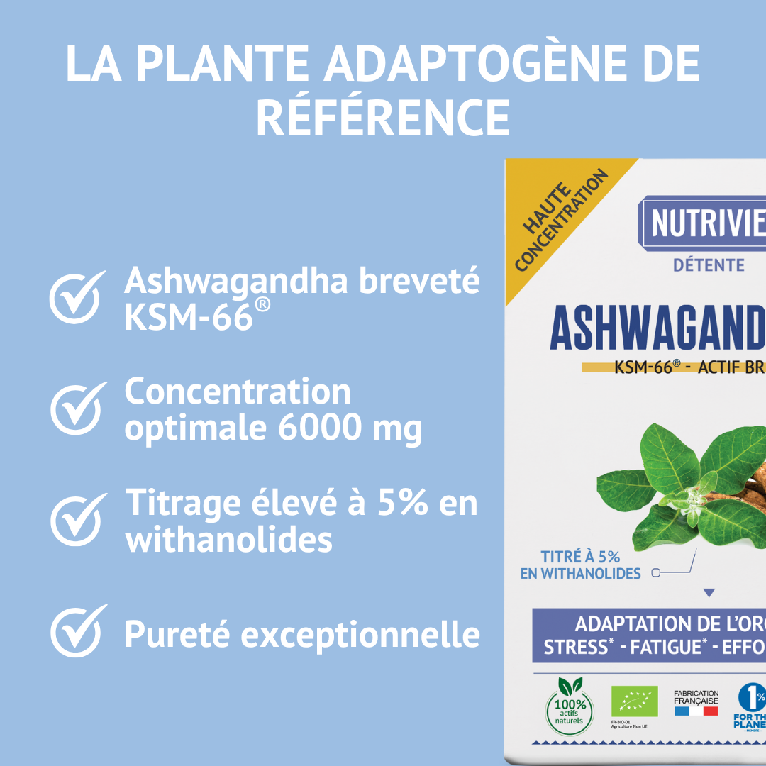 Engagements de l'Ashwagandha Bio Nutrivie