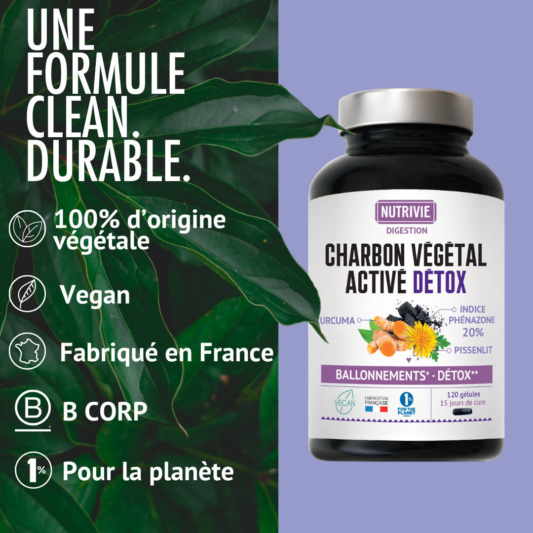 Charbon Végétal Activé Détox