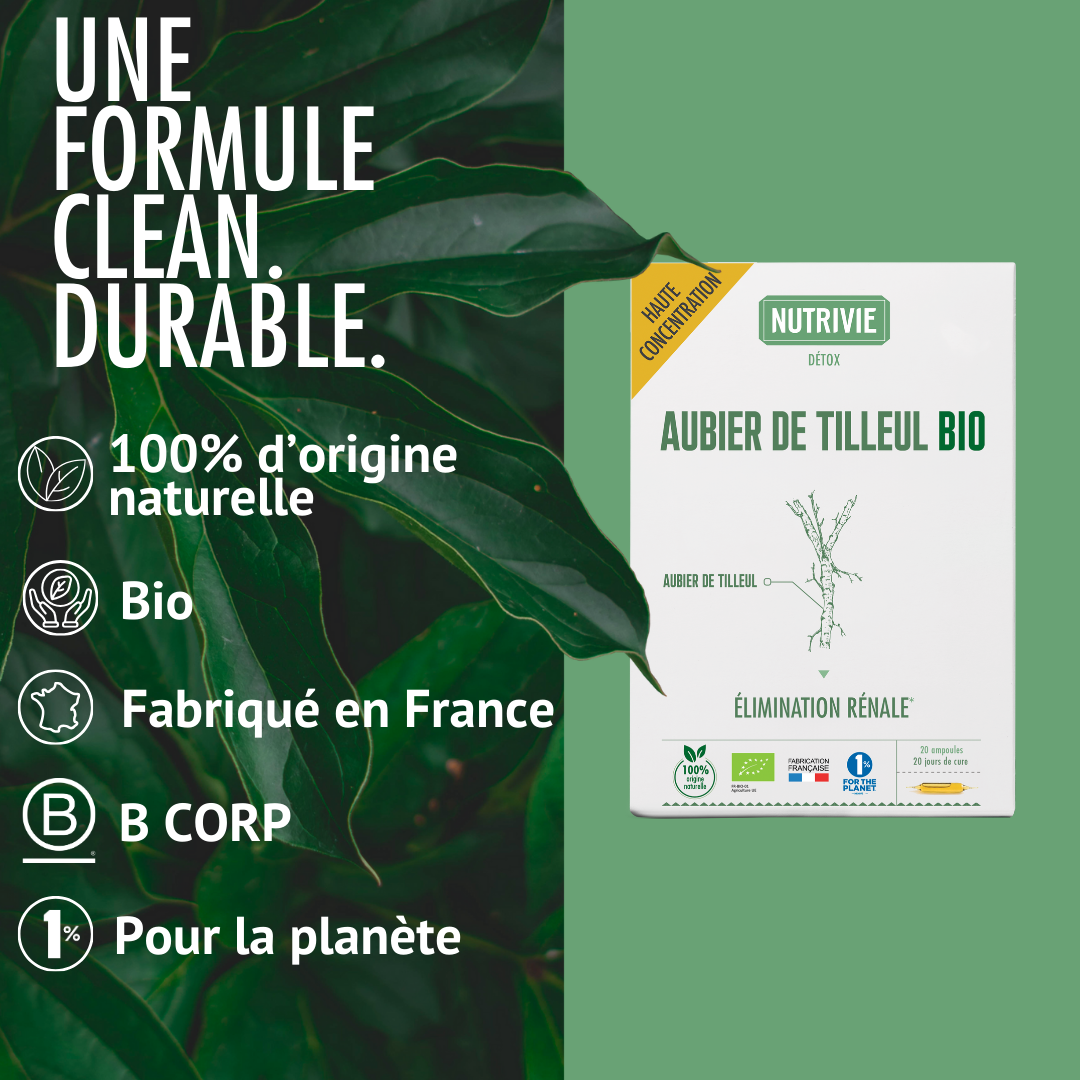 Formule des Ampoules aubier de tilleul Nutrivie