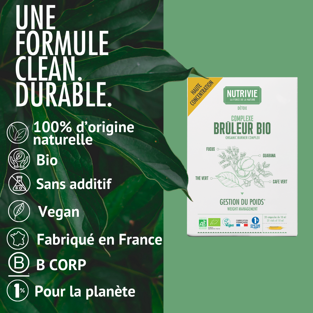 Formule du Complexe brûleur Bio Nutrivie