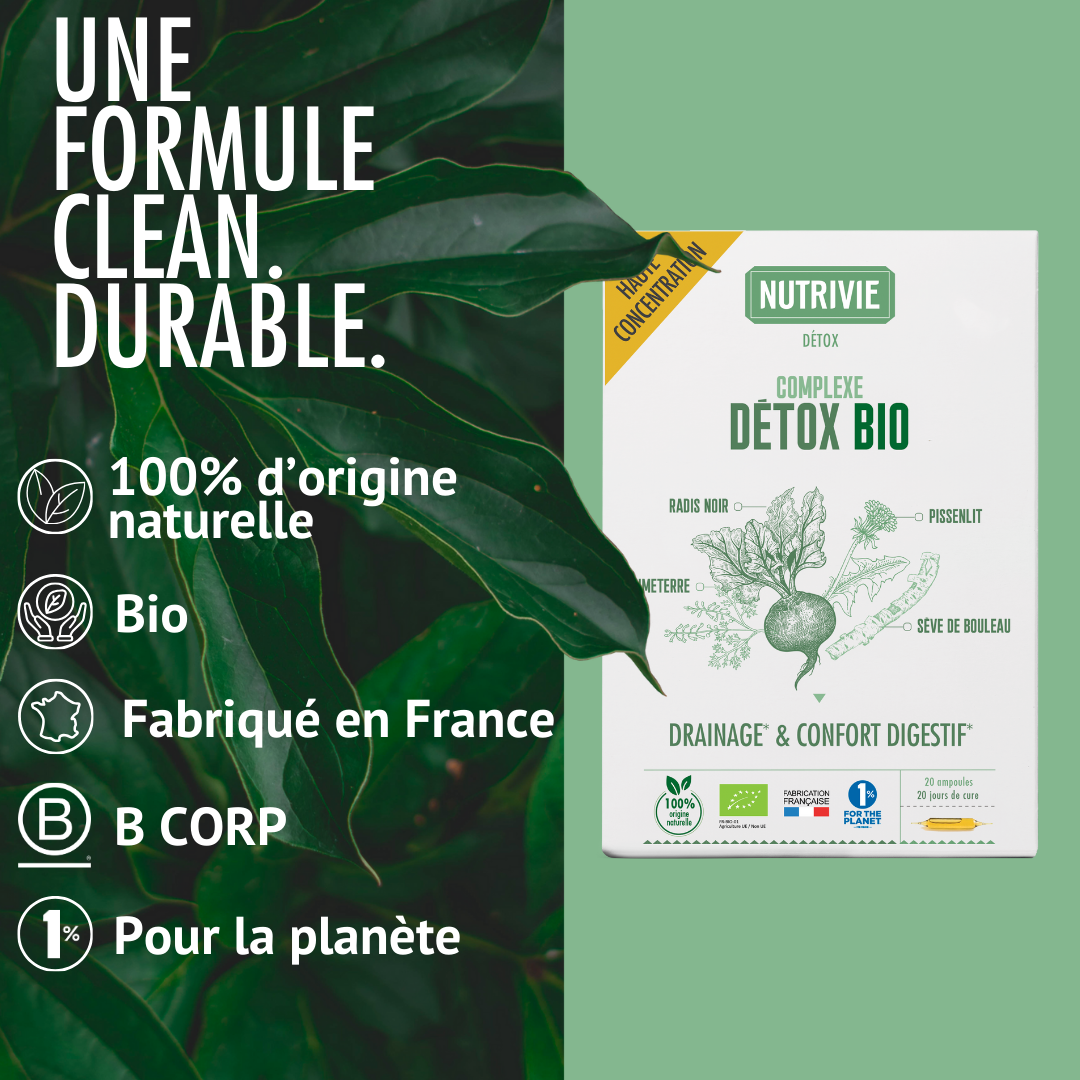 Formule du Complexe détox Bio Nutrivie