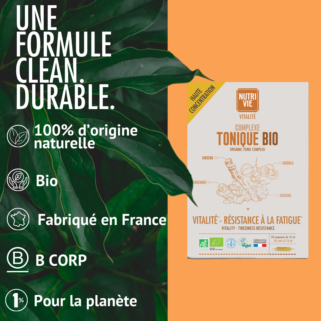 Formule du Complexe Tonique Bio Nutrivie
