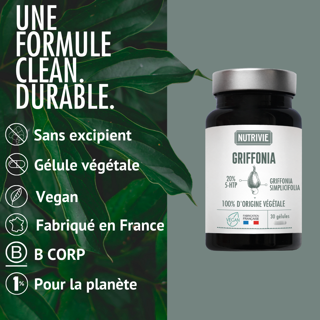 Formule clean et durable du Griffonia de Nutrivie