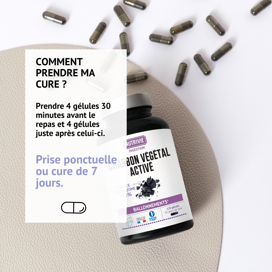Charbon Végétal Activé (120 gélules)