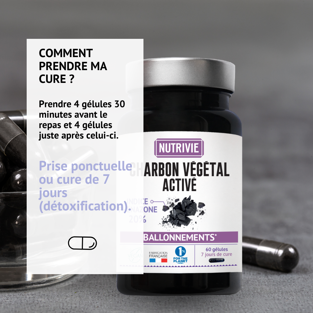 Charbon Végétal Activé (60 gélules)