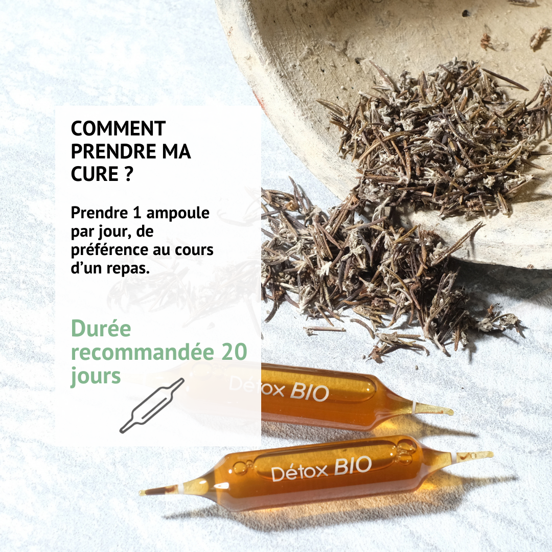 Posologie et cure du Complexe détox Bio Nutrivie