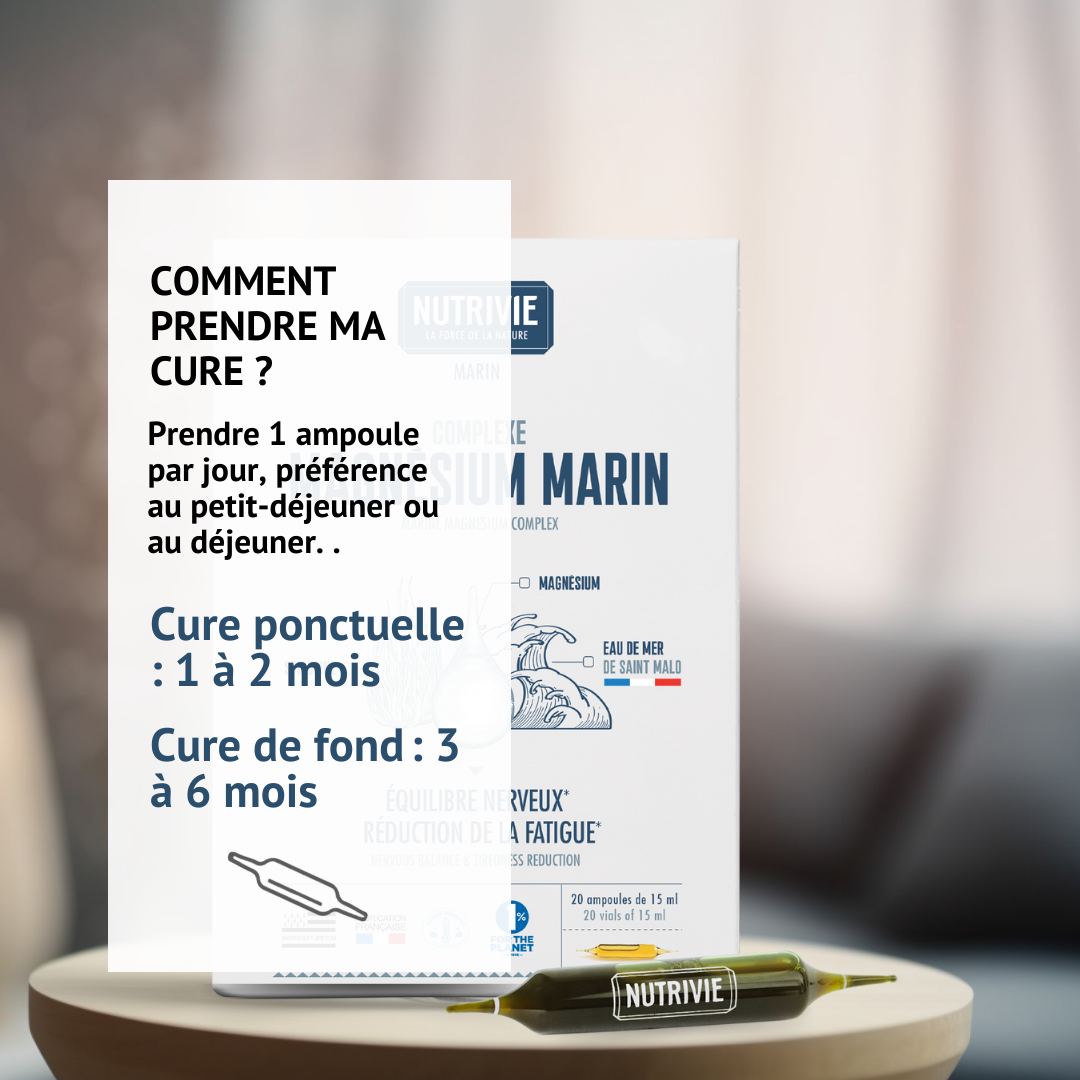 Posologie et cure du Complexe magnésium marin