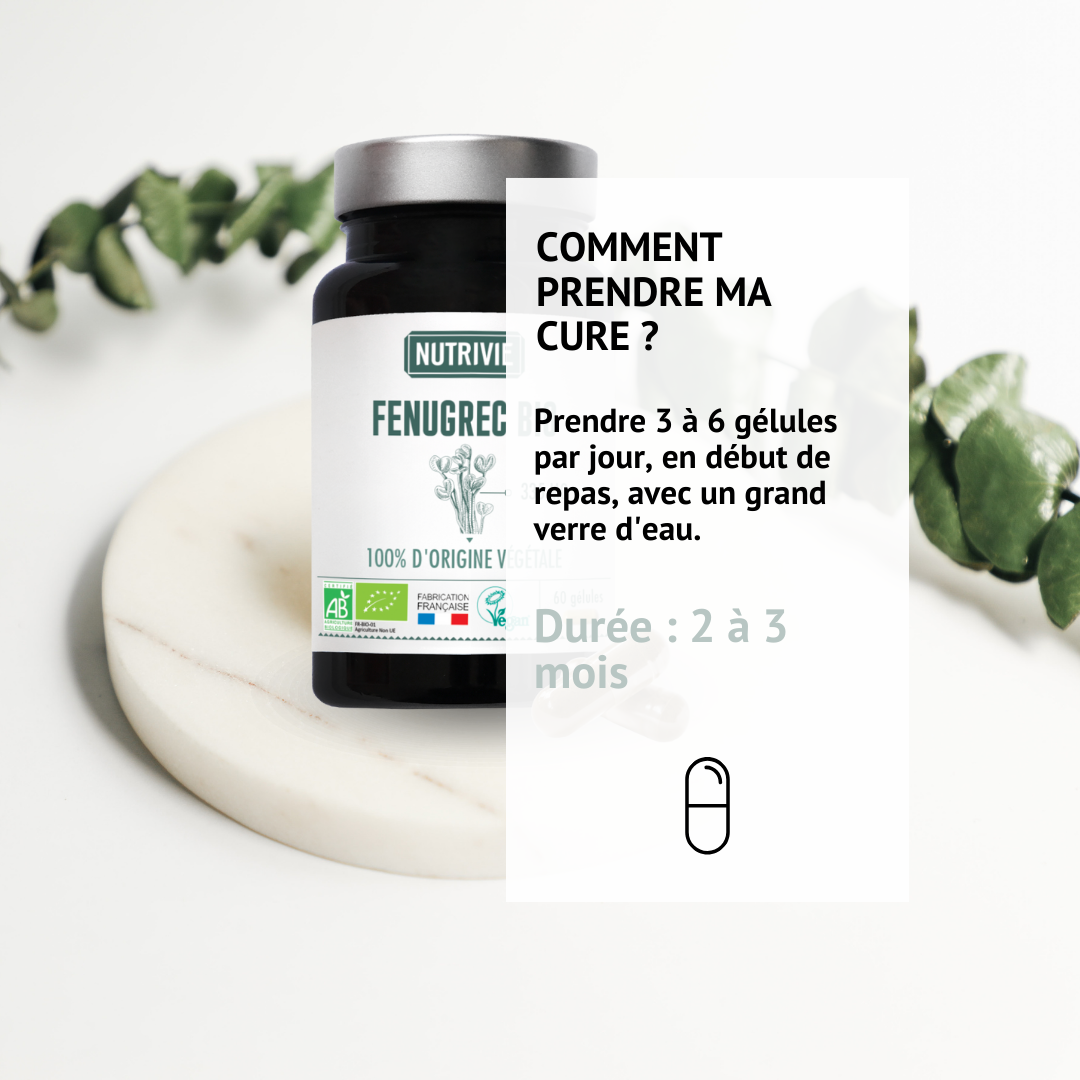 Posologie et cure du Fenugrec Bio Nutrivie