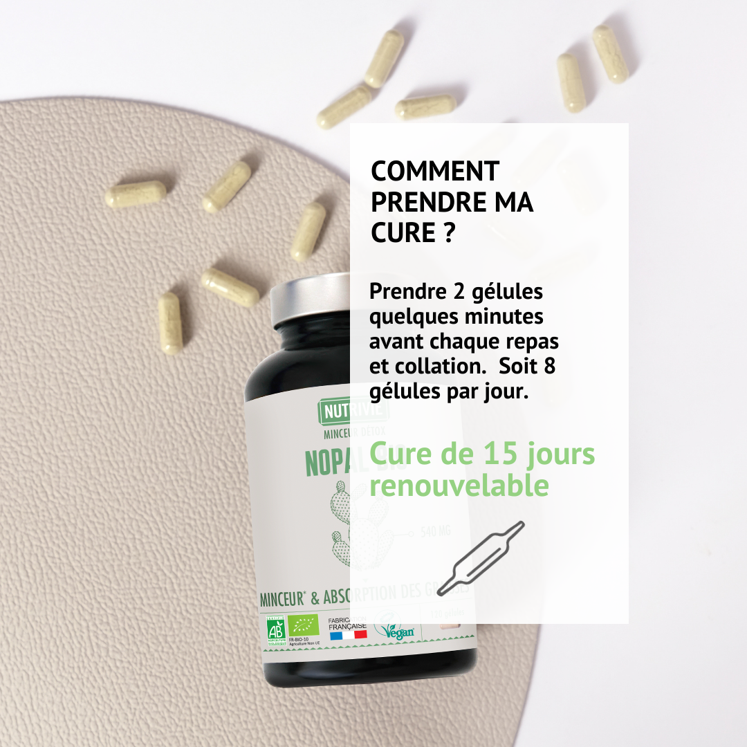 Posologies et cure du Nopal Bio Nutrivie