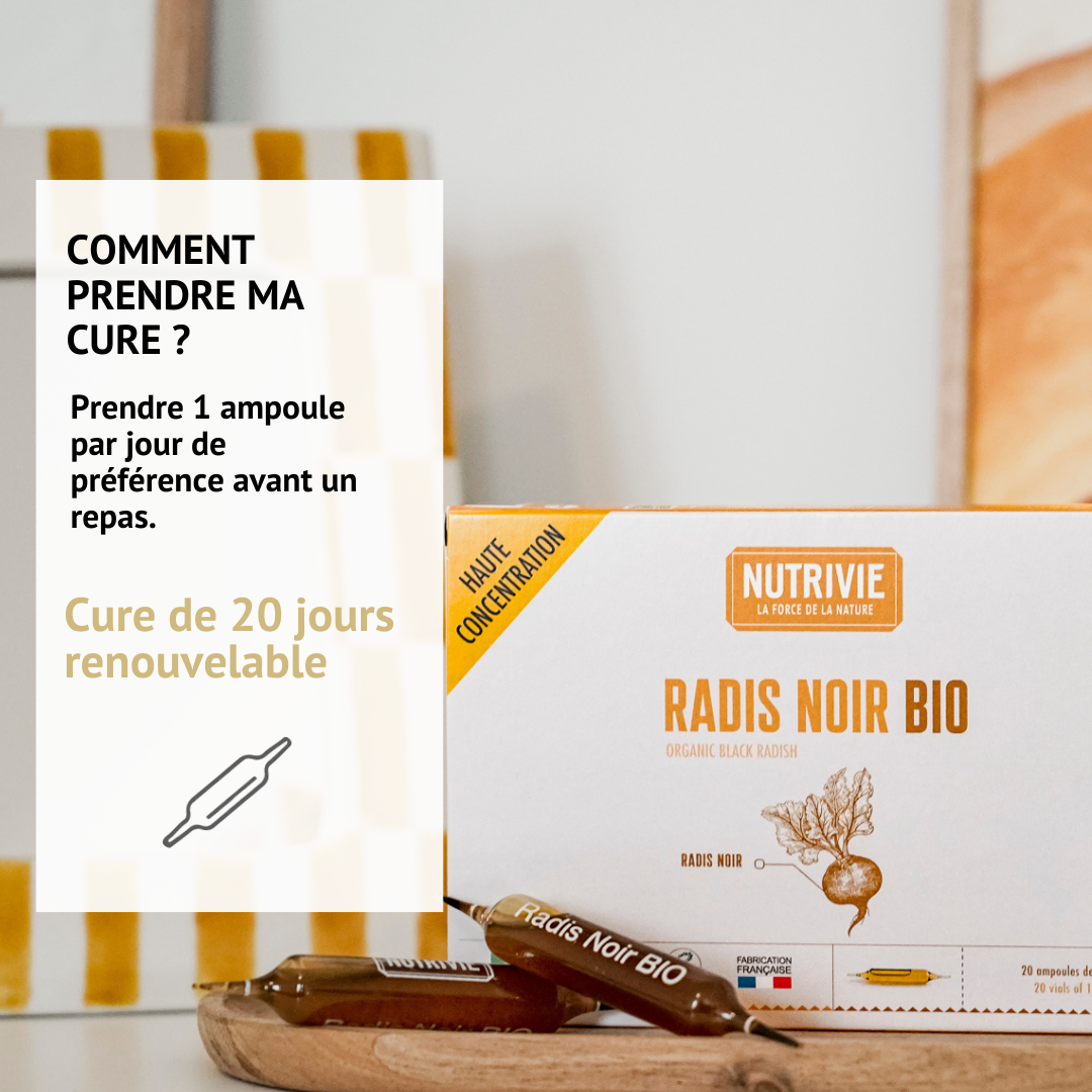 Posologie et cure du radis Noir Bio Nutrivie