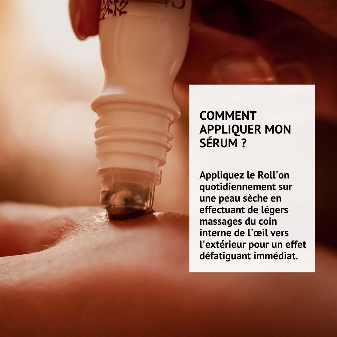 Posologie et cure du Roll'on sérum contour des yeux Bio Cap Cosmetics