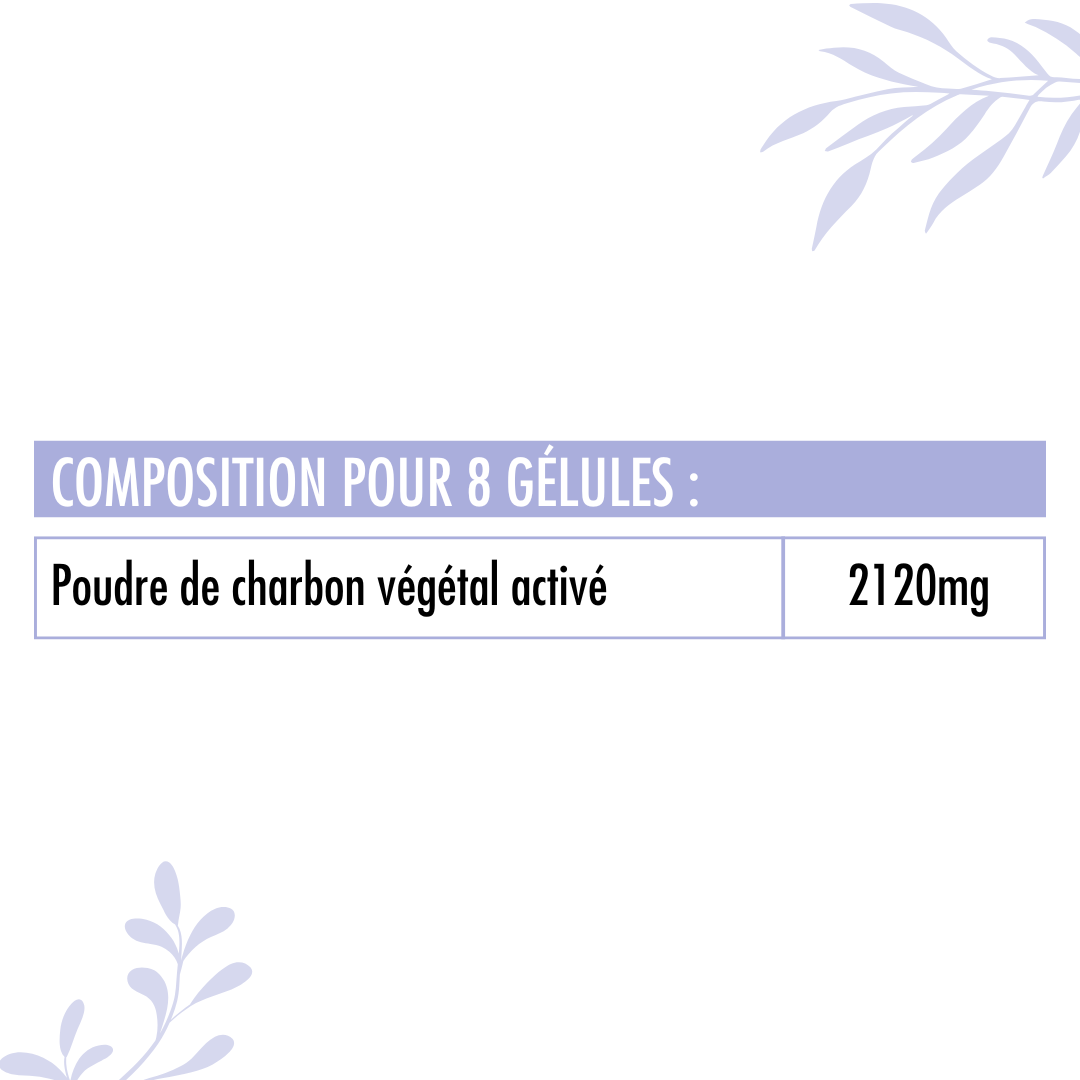 Charbon Végétal Activé (60 gélules)