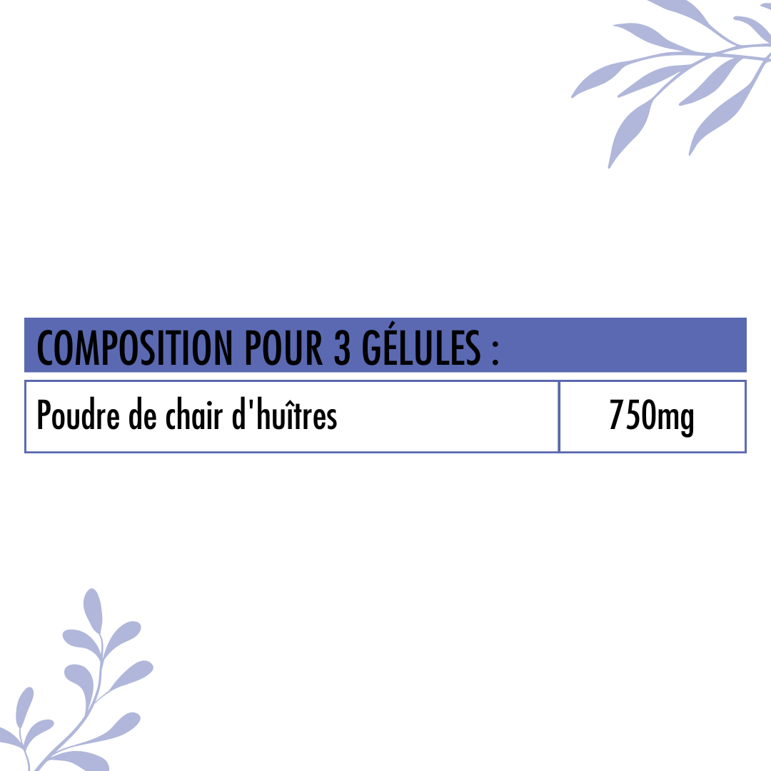 Valeurs nutritionnelles du POP 150 gélules