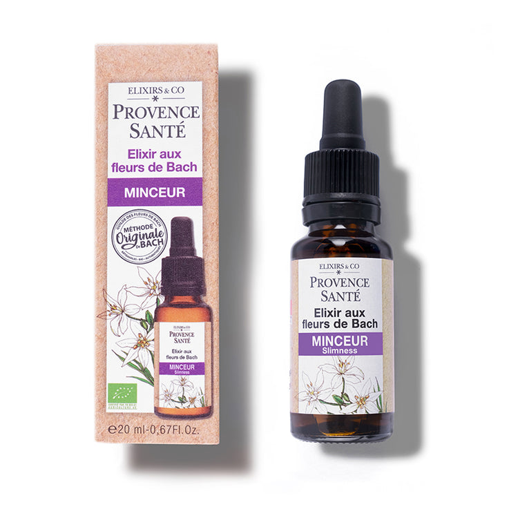 Elixir Composé aux Fleurs de Bach - MINCEUR 20ML BIO