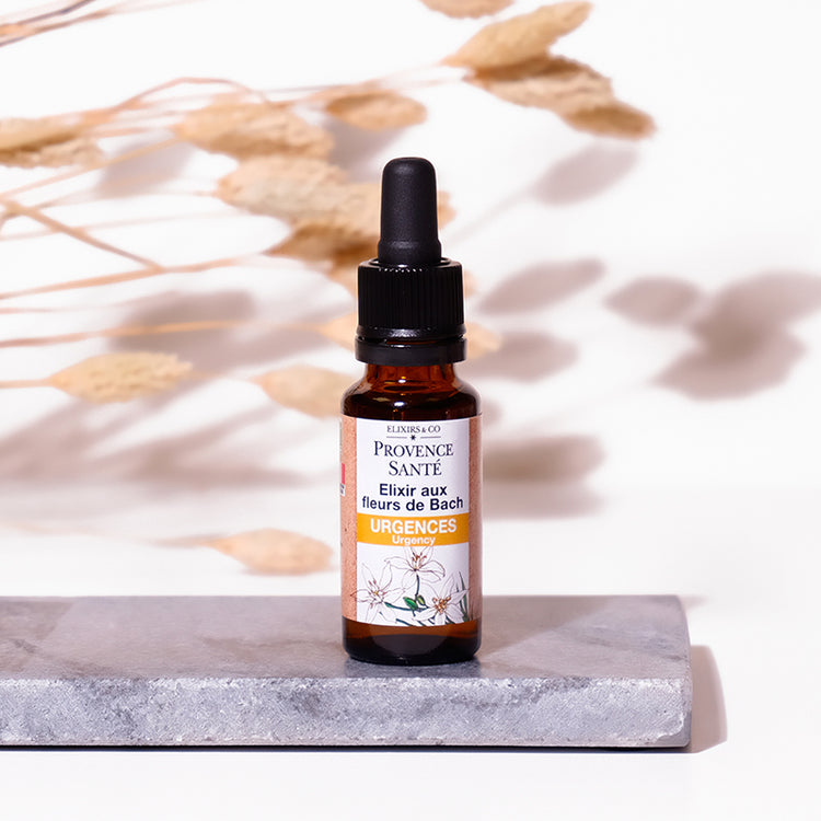 Elixir Composé aux Fleurs de Bach - URGENCES 20ML BIO