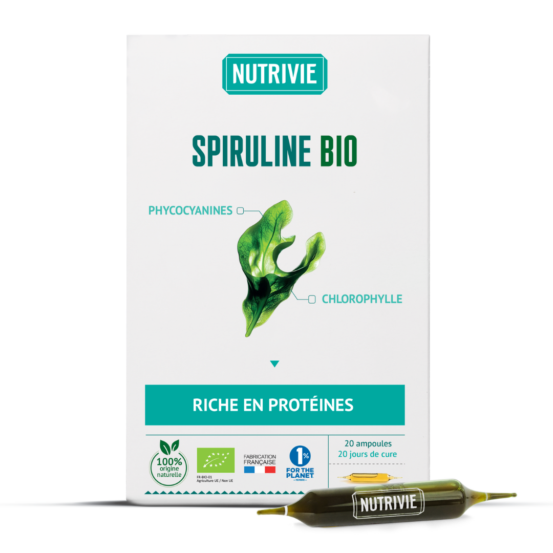 Spiruline Bio 1000 mg — Nutrivie