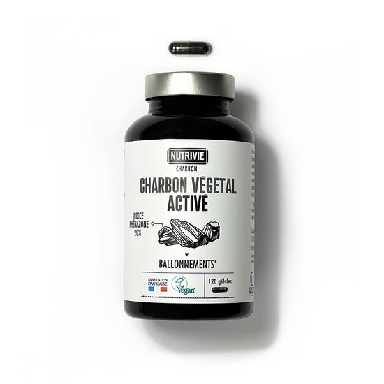 Charbon Végétal Activé - 120 gélules