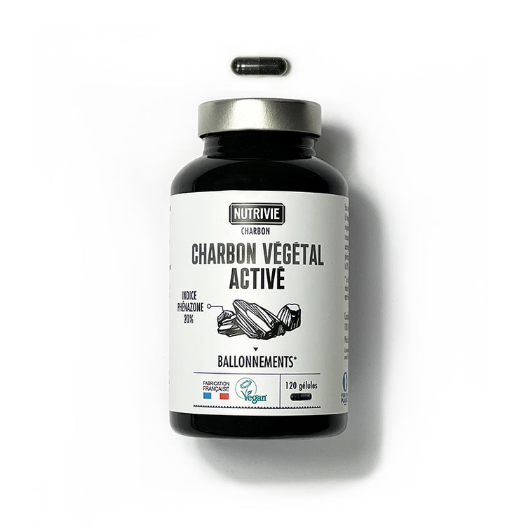 Charbon Végétal Activé - 120 gélules