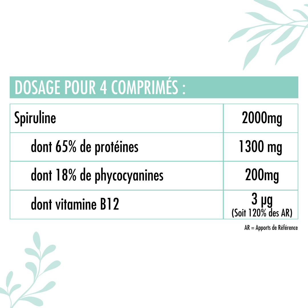 Spiruline Bio (200 comprimés)