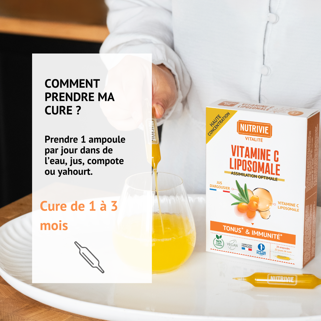 Posologie et cure des ampoules liposomale Nutrivie