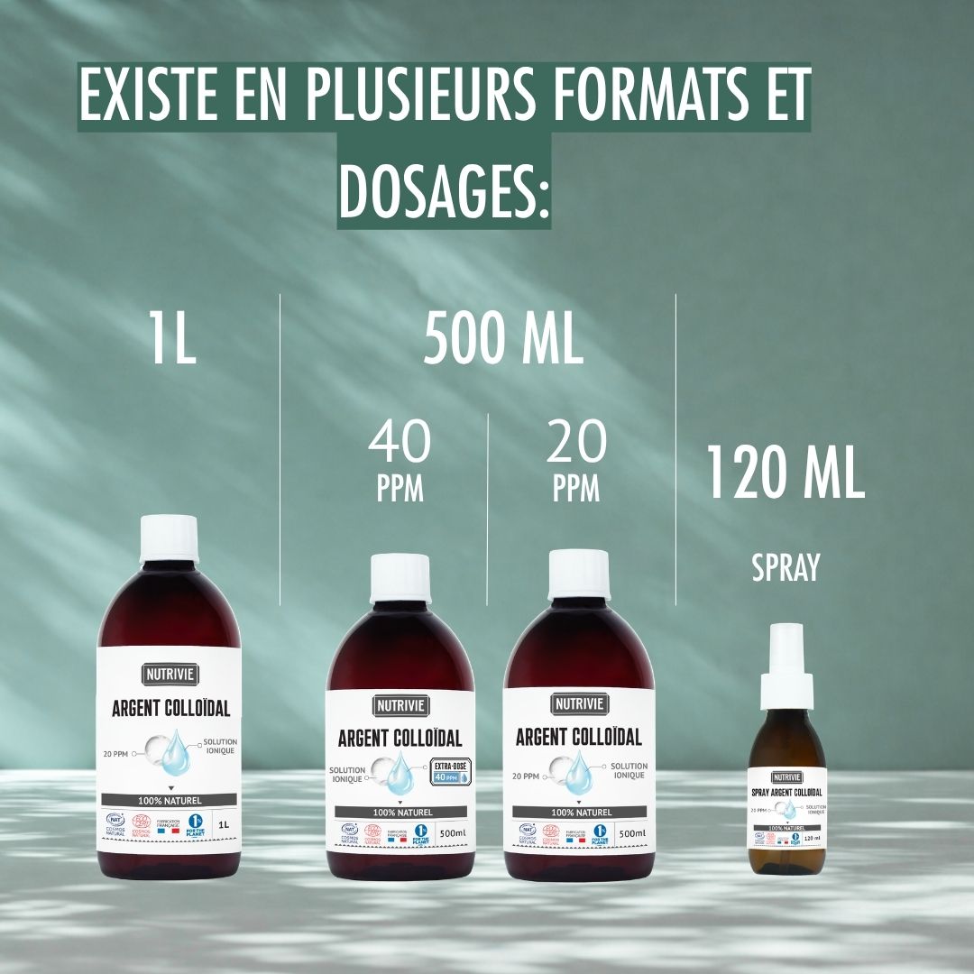 Argent Colloïdal 40 ppm