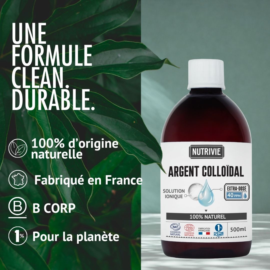 Argent Colloïdal 40 ppm